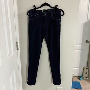 Ag Adriano Goldschmied Dark Blue Skinny Jeans Size 30